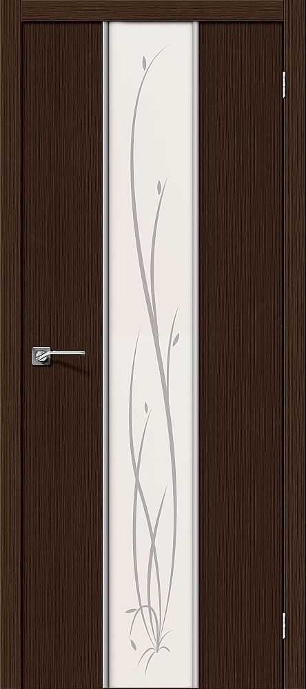 картинка Межкомнатная дверь Глейс-2 Twig 3D Wenge магазин Дверкин 