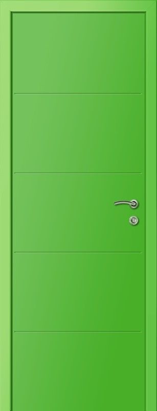 картинка Межкомнатная дверь KAPELLI multicolor Ф4Г RAL 6018 Зеленый магазин Дверкин 