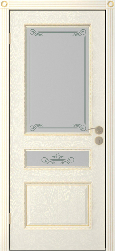 картинка Дверь межкомнатная крашенная Belwooddoors Вена ПО Эмаль крем от магазина Дверкин