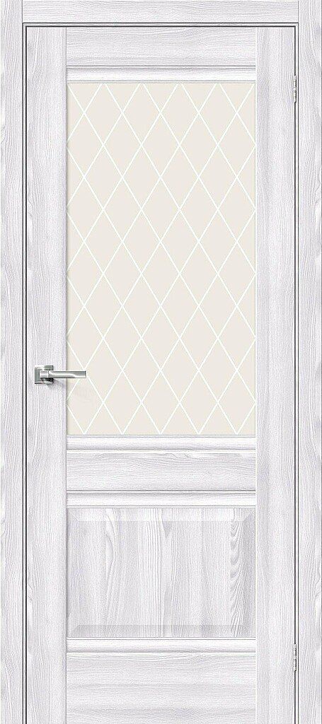 картинка Межкомнатная дверь Прима-3 Riviera Ice - White Сrystal от магазина Дверкин